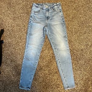 American eagle jeggings, light blue, size 6